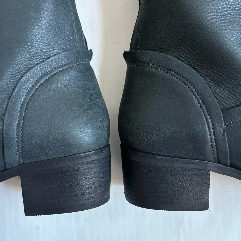 Matisse Lonestar Knee High Leather Riding Boots Black Size 7.5